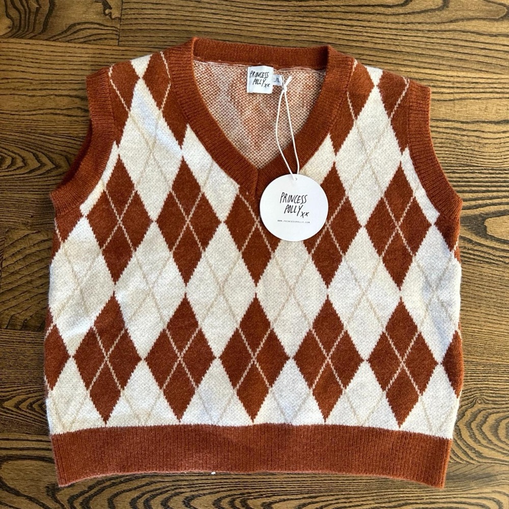 Cropped Sweater Vest